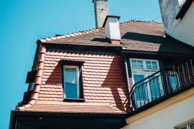 Gdansk 'ın renkli şehrinde mimari