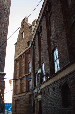 Gdansk 'ın renkli şehrinde mimari