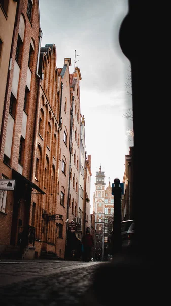 Gdansk 'ın renkli şehrinde mimari
