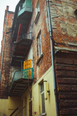 Gdansk 'ın renkli şehrinde mimari