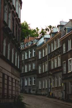 Gdansk 'ın renkli şehrinde mimari