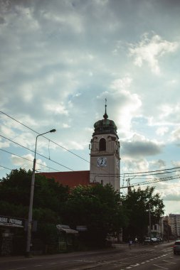 Gdansk 'ın renkli şehrinde mimari