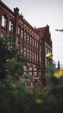 Gdansk 'ın renkli şehrinde mimari