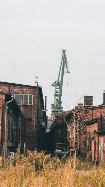 Gdansk 'ın renkli şehrinde mimari