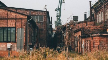 Gdansk 'ın renkli şehrinde mimari