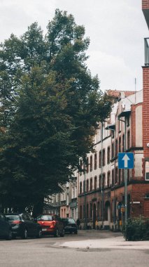Gdansk 'ın renkli şehrinde mimari