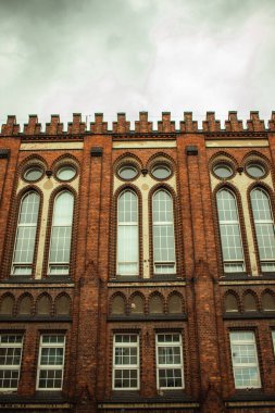 Gdansk 'ın renkli şehrinde mimari