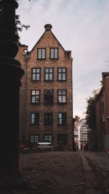 Gdansk 'ın renkli şehrinde mimari
