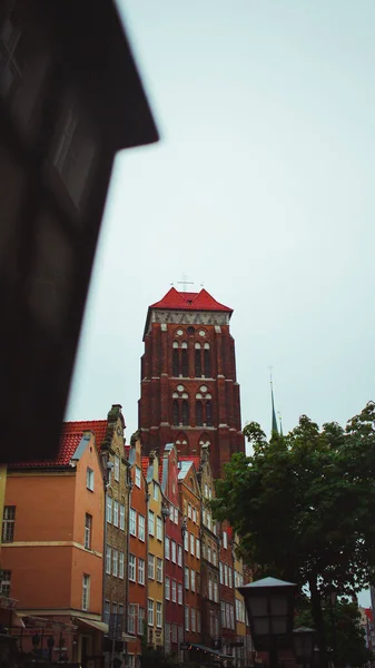 Gdansk 'ın renkli şehrinde mimari