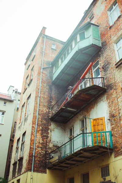 Gdansk 'ın renkli şehrinde mimari