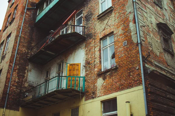 Gdansk 'ın renkli şehrinde mimari