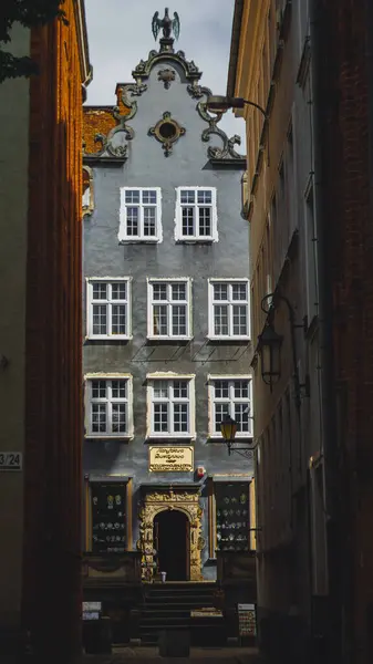 Gdansk 'ın renkli şehrinde mimari