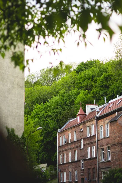 Gdansk 'ın renkli şehrinde mimari