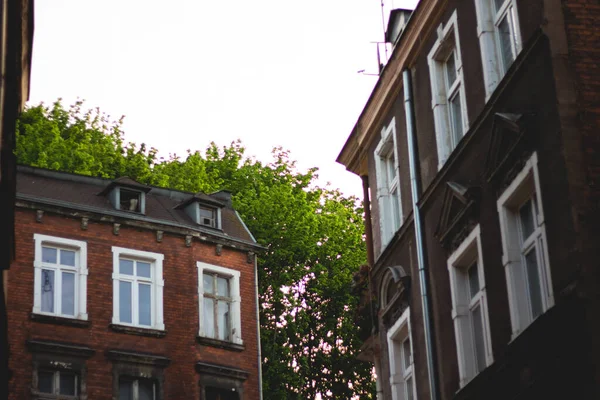 Gdansk 'ın renkli şehrinde mimari