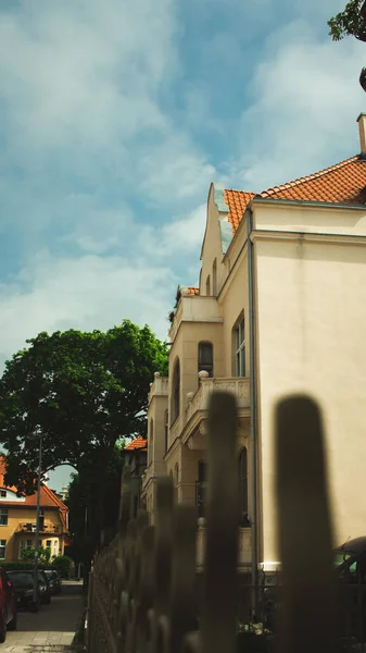 Gdansk 'ın renkli şehrinde mimari