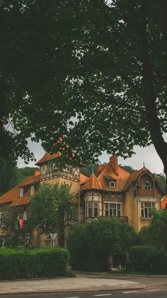 Gdansk 'ın renkli şehrinde mimari