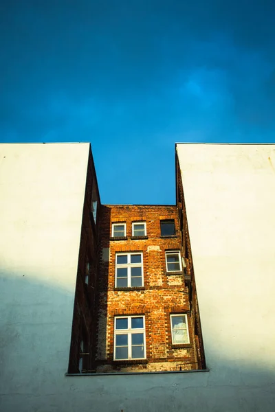 Gdansk 'ın renkli şehrinde mimari