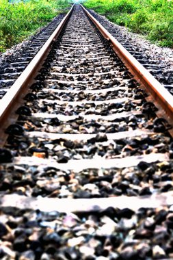 tren yolu bir parçası