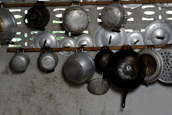 Kitchenware Old on wall
