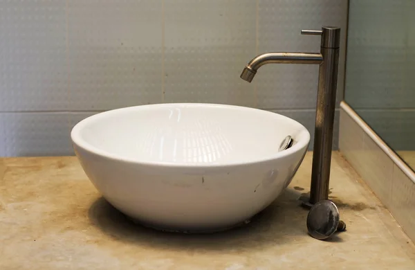 Glass Sink Bathroom — Stock Photo, Image