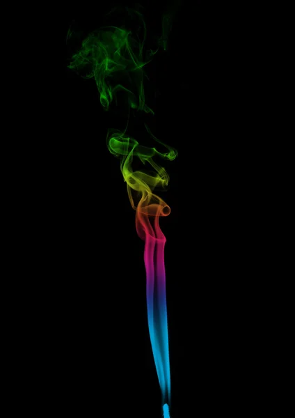 Abstract Smoke Black Background — Stock Photo, Image