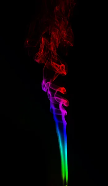 Absztrakt Füst Fekete Háttér — Stock Fotó
