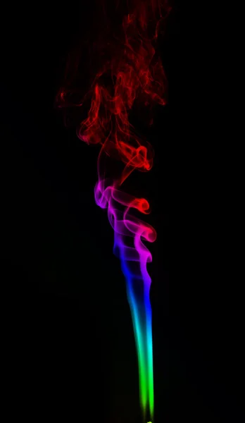 Abstract Smoke Black Background — Stock Photo, Image