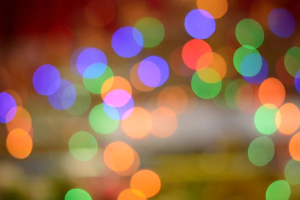 Bokeh Che Non Concentra Notte — Foto Stock