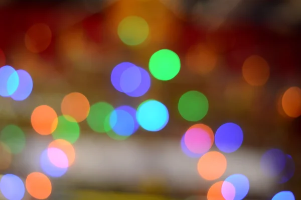 Bokeh Che Non Concentra Notte — Foto Stock