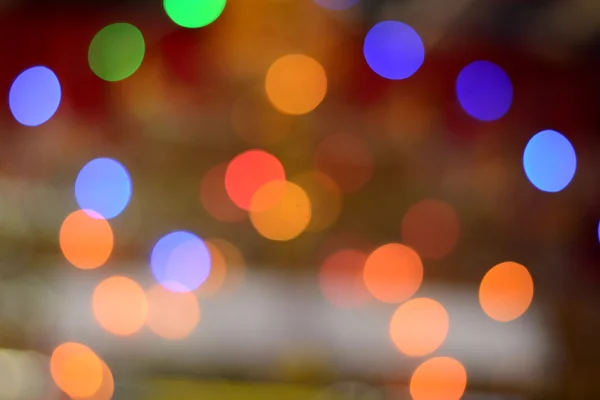 Bokeh Che Non Concentra Notte — Foto Stock