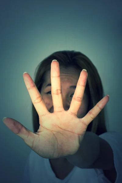 Mujer Emoción Expresión Facial Sentimiento —  Fotos de Stock