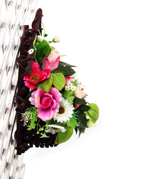 美しいプラスチック花の花束 — ストック写真