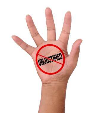 El ve kelime Hayır haksız