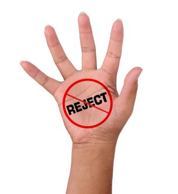 El ve kelime Hayır reddetmek