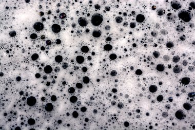 Makro yakın çekim sabun baloncuklar 