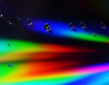 Çok renkli arka plan ışık yansıması 