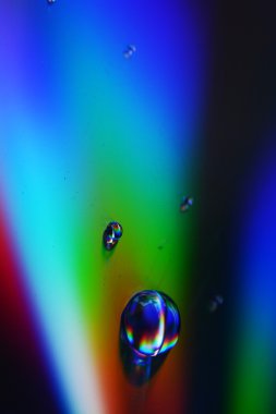 Çok renkli arka plan ışık yansıması 