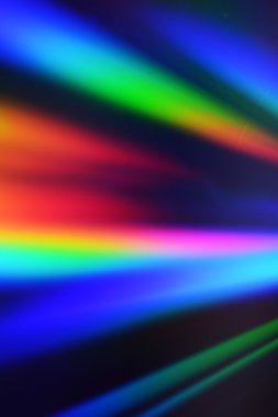 Çok renkli arka plan ışık yansıması 