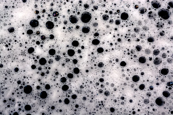 Makro yakın çekim sabun baloncuklar 