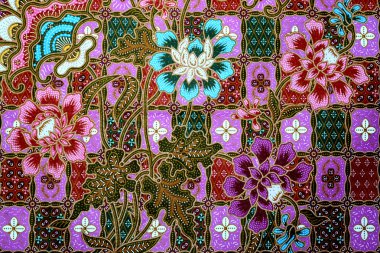 Güzel Batik tarzı kumaş.