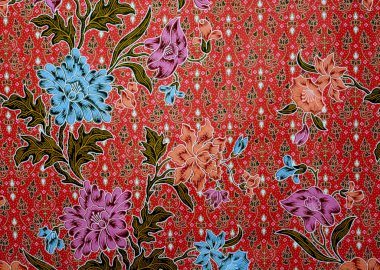 Güzel Batik tarzı kumaş.