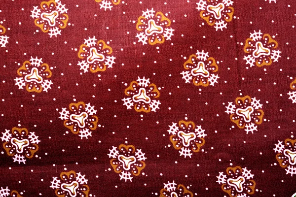 Beautiful Batik Style Fabric — Stock Photo, Image