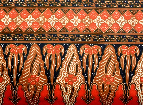 Beautiful Batik Style Fabric — Stock Photo, Image