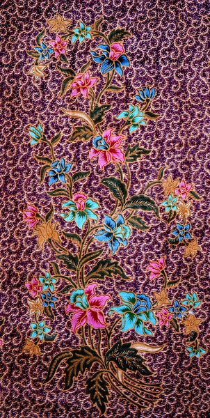 Mooie Batik Stijl Van Weefsel — Stockfoto