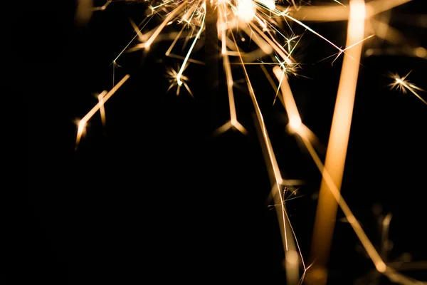 Navidad Año Nuevo Fiesta Chispeante Negro — Foto de Stock