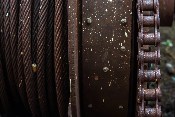 Rusted Engine Background Use — Stock Photo, Image