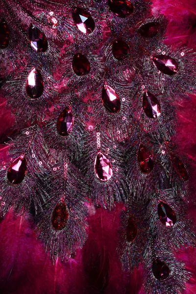 毛茸茸的红色宝石宝石 — 图库照片
