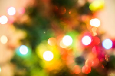 Odaklanmamış Noel ışıkları arka planı