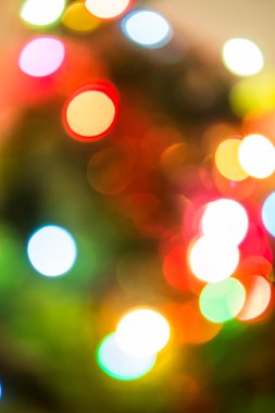 Odaklanmamış Noel ışıkları arka planı