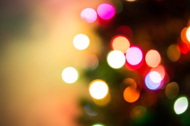 Odaklanmamış Noel ışıkları arka planı